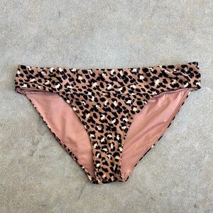 Aerie Leopard Print Bikini Bottom